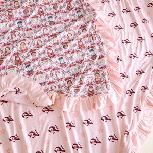 Posh Peanut x American Girl Doll Luxe Patoo Blanket